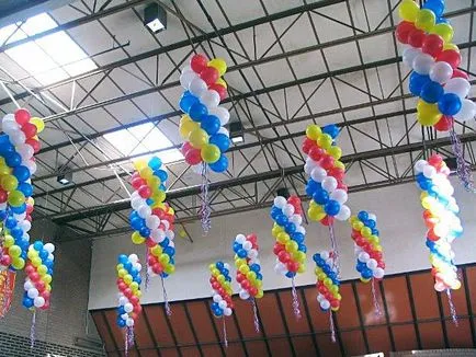 Decorarea sălii la absolvire