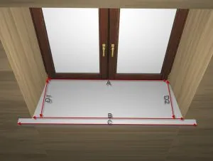 Instalarea glafuri din PVC cu mâinile lor