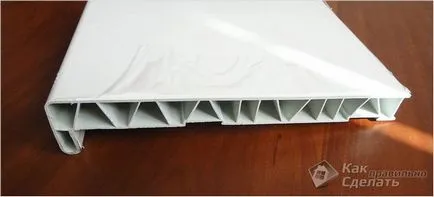 Instalarea ferestrei de plastic pervazul cu propriile sale mâini - pervaz de instalare din PVC (plastic) Instalarea pervazul ferestrei din plastic cu propriile sale mâini - Instrucțiuni de montaj pentru ferestre din PVC Glafuri