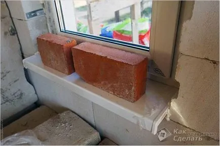 Instalarea pervazul ferestrei din plastic cu propriile sale mâini - Instrucțiuni de instalare din PVC glafuri (set de ferestre din plastic glafuri cu mâinile lor) Instalarea pervazul ferestrei din plastic cu propriile sale mâini - Instrucțiuni de montaj pentru ferestre din PVC Glafuri
