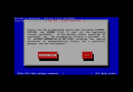 Instalarea XenServer 7, losst