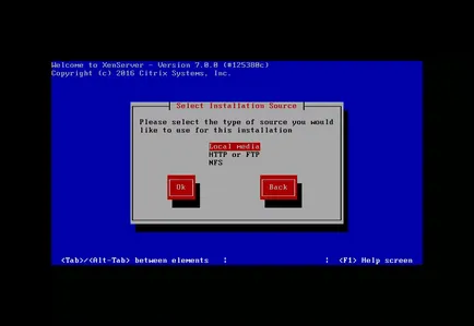 Instalarea XenServer 7, losst