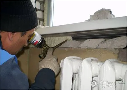 Instalarea ferestrei de plastic pervazul cu propriile sale mâini - Instalarea PVC pervaz (lor) Instalarea pervazul ferestrei din plastic cu propriile sale mâini - Instrucțiuni de montaj pentru ferestre din PVC Glafuri