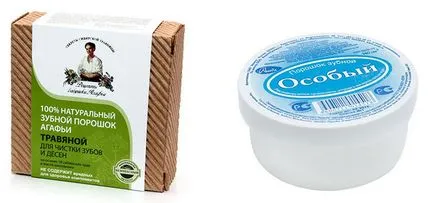 Alegerea unui dinte bun pulbere în loc de paste obișnuite