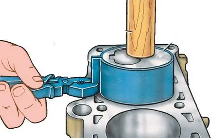 VAZ-2101 este înlocuirea corectă a inelelor de piston cu mâinile lor, masteravaza
