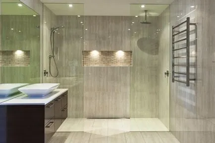 Baie într-un stil modern - fotografii de design interior, baie de design, design interior, (stil) Baie într-un stil modern - fotografii de design interior, baie de design, interior,