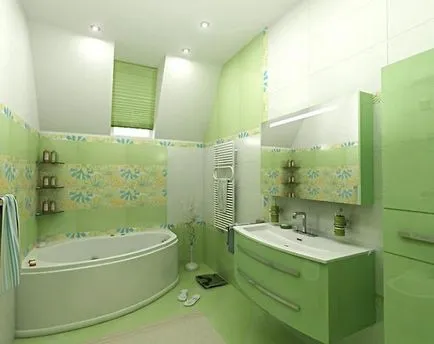 Baie într-un stil modern - fotografii de design interior, baie de design, design interior, (moderne) Baie într-un stil modern - fotografii de design interior, baie de design, interior,
