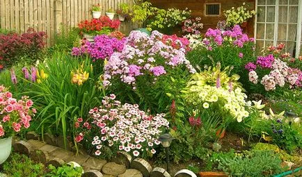 Tipuri și numele de paturi de flori și paturi de flori (cu fotografii) gradina de flori modulare, de frontieră de flori, mixborders, creste