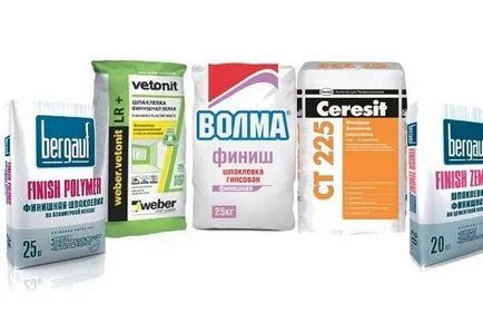 Alinierea bază de perete chit pentru crearea decorului