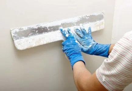 Nivelarea pereți chit cu propriile sale mâini ceea ce este cel mai bine chit (grund lichid) Nivelarea pereți chit tencuite cu propriile sale mâini ceea ce este cel mai bine