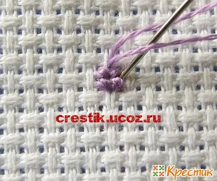 Tipuri de cusături cruce, pe jumătate cruce, divizionare cruce, înapoi în broderie