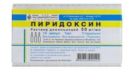 Vitaminele B6 si B12 în fiole pentru păr (vitamine) Vitaminele B6 si B12 în fiole pentru păr