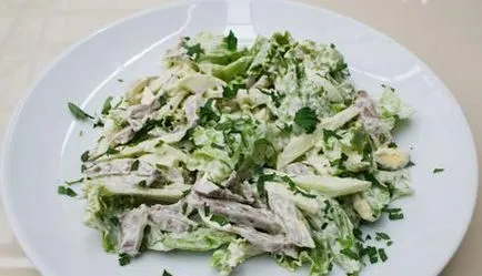 salata gustoase și sănătoase cu limba și castravete (castravete limba) salata delicioasa si sanatoasa cu limba si castravete