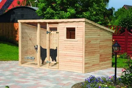 Aviary pentru câini cu propriile lor mâini, o fotografie, modul de a face