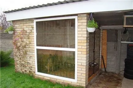 Aviary pentru câini cu propriile lor mâini, o fotografie, modul de a face