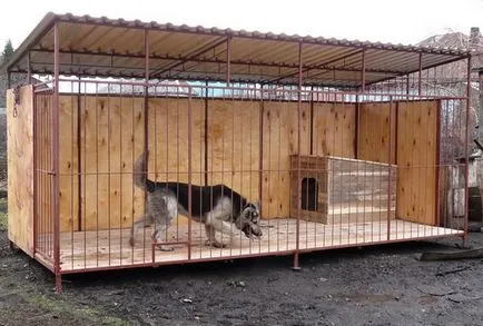 Cuști de caini cu propriile lor mâini - cum să le construiască (cuști) Cuști de caini cu propriile lor mâini - cum să vă construi