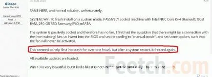 Pentru Windows 10 se blochează intermitent sau strâns ce să facă analiza principalele motive pentru