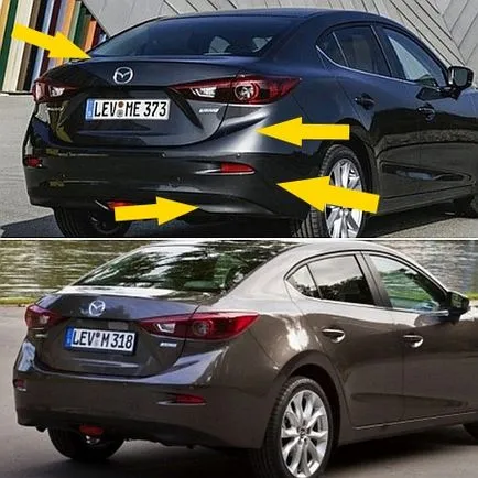 Toate Restilizarea mazda 3 înainte și după (după) Toate restilizată mazda 3 înainte și după
