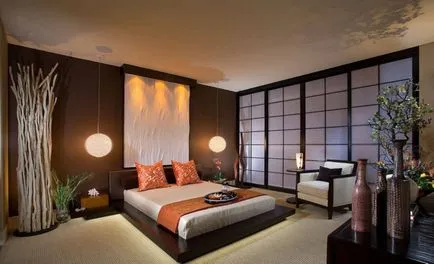 dormitor japonez - idei fotografie modul de a decora un design oriental