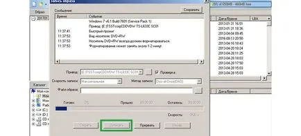 Scrie fișiere pe disc, folosind programul UltraISO