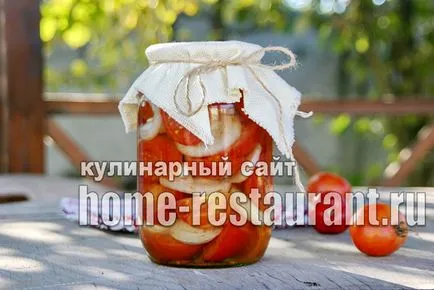 Pregătirile pentru rețetele de aur de iarnă de tomate