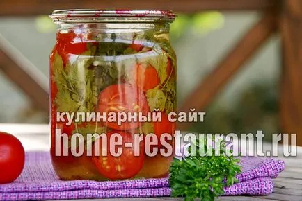 Pregătirile pentru rețetele de aur de iarnă de tomate