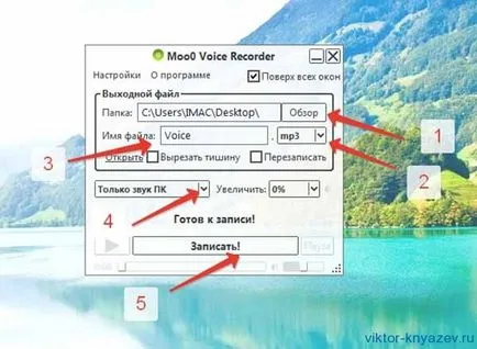 Înregistrarea unui sunet pe computer și cum să o facă de pe ecran și microfon, blog-ul Victor Knyazev (do) Înregistrare sunet pe computer și cum să o facă de pe ecran și microfon, blog-ul Victor Knyazev
