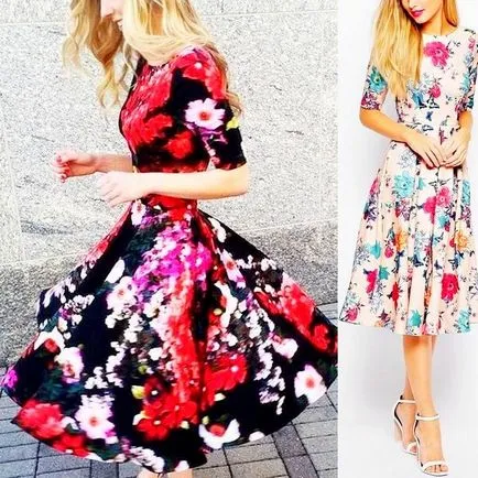 Feminine rochie florale 2017 pentru fashioniste adevărat (ani) rochie florale Feminine 2017 pentru fashioniste adevărate