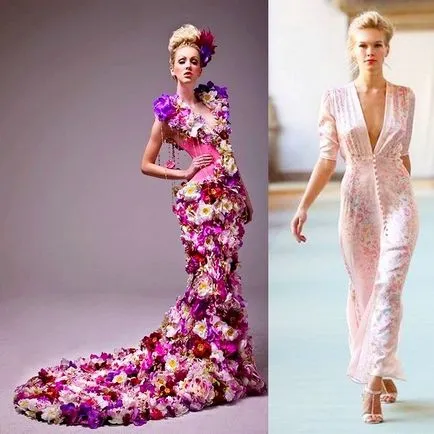 veșmintelor feminine florale 2017 pentru femei reale de moda (rochie) rochie florale Feminine 2017 pentru fashioniste adevărate