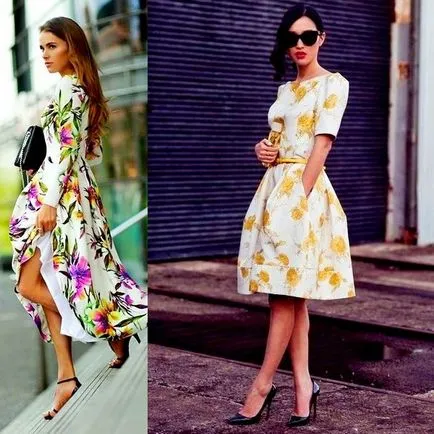 Feminine rochie florale 2017 pentru fashioniste adevărat (fashioniste) rochie florale Feminine 2017 pentru fashioniste adevărate