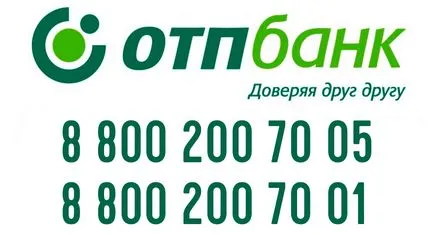OTP Bank, cum să apelați
