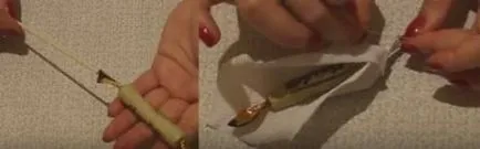 Cosuri de dulciuri cu mâinile sale