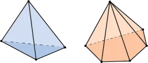 Care este înălțimea unei piramide hexagonală regulată