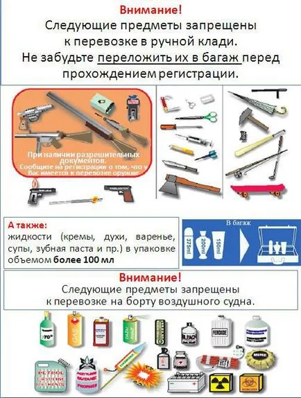Ce poate fi transportat în bagajul transportat pe Ce poate fi transportat în bagajul transportat pe
