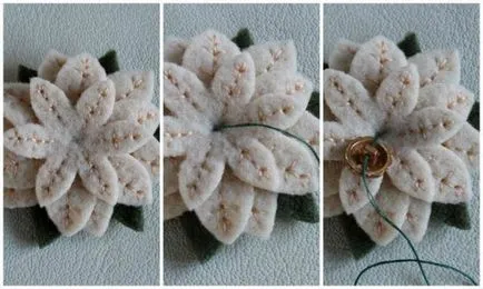 Ca de flori simțit