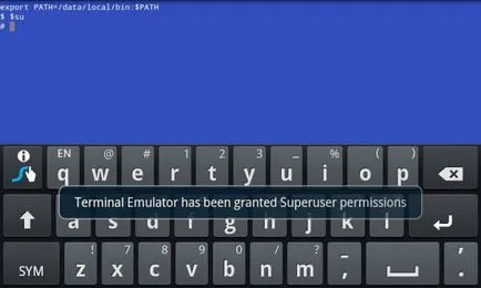 Emulator de terminal pentru care