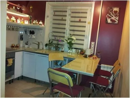 Hrușciov în design interior bucătărie Hrușciov în design interior bucătărie