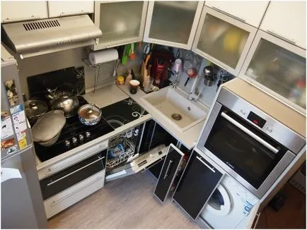 Hrușciov în design interior bucătărie Hrușciov în design interior bucătărie