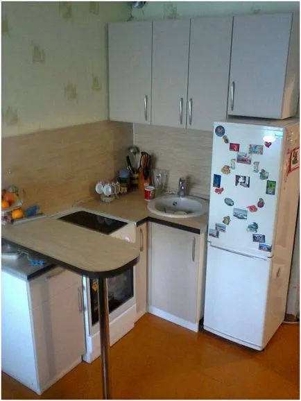 Hrușciov în design interior bucătărie Hrușciov în design interior bucătărie