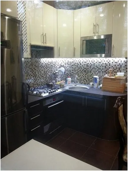 Hrușciov în design interior bucătărie Hrușciov în design interior bucătărie