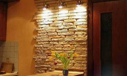 Design de bucătărie cu piatră
