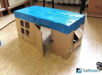 Cum de a construi o casă din cutie Cum de a construi o casă din cutie