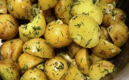 Cum să vă spălați-vă pe mâini tineri cartofi