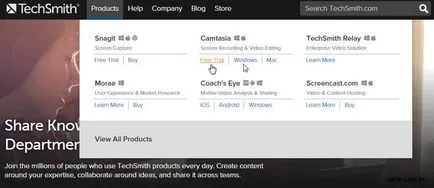 Camtasia recorder care este