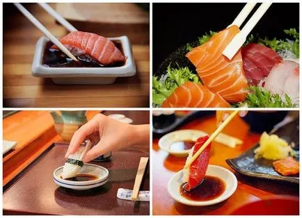 Cum să mănânce sushi cu betisoarele