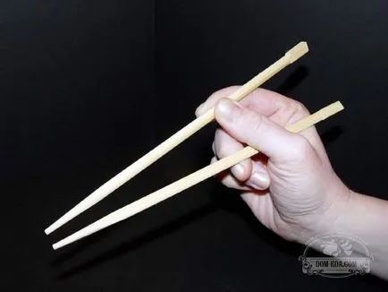 Cum să mănânce cu betisoarele pentru sushi