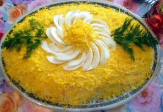 Cum de a decora o mimoza salata Cum de a decora o mimoza salata
