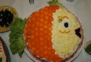 Cum de a decora o mimoza salata Cum de a decora o mimoza salata