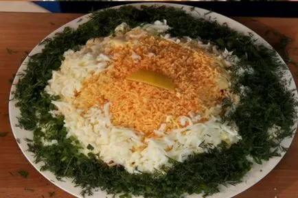 Cum de a decora o mimoza salata Cum de a decora o mimoza salata