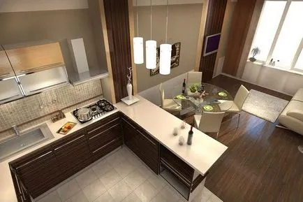 Hrușciov în design interior bucătărie Hrușciov în design interior bucătărie
